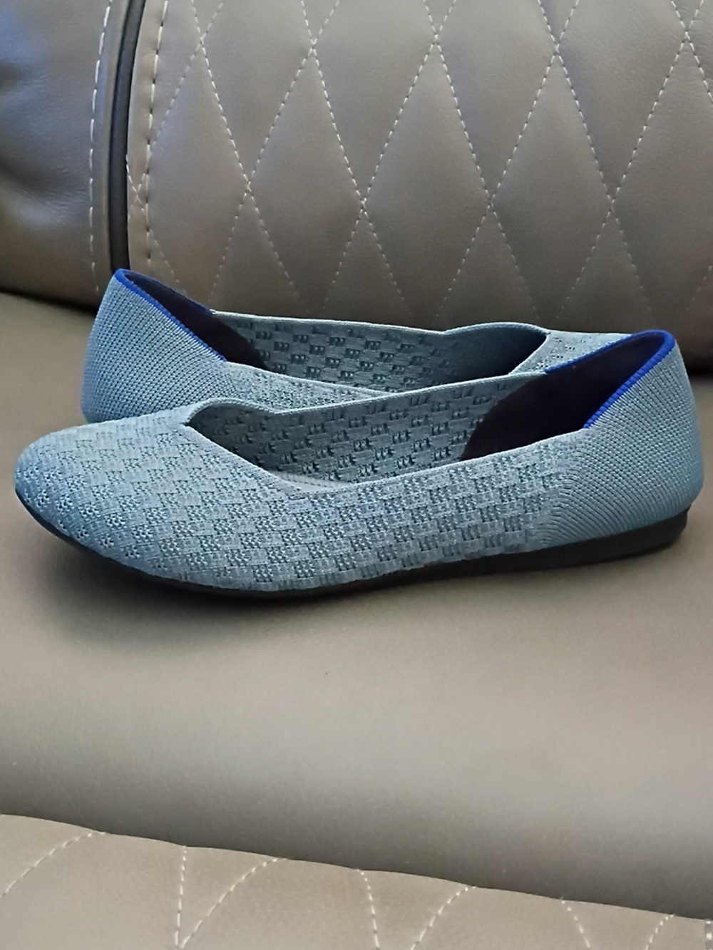 Rothy's The Flat Sky Blue Flats (Sz. 7) - Picture 4 of 8